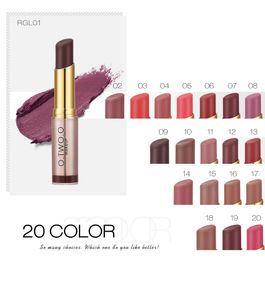 NEW Brand O.TWO.O 20Colors Matte Lipstick Lips Makeup Long Lasting Kissproof Lip Gloss Lipstick Best Selling Clearance Cosmetics
