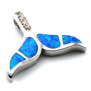 fashion opal jewelry pendant cute whale tale designs Mexican fire opal The latest designs