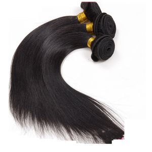 Brazilian virgin human hair bundles 50grams/bundle 5bundles/set straight wave human hair weaves