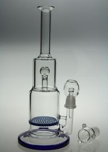 Novo tubo de água de água de 11 polegadas de 11 polegadas Honeycomb em vidro de vidro de boa qualidade Big Bong Bong Tobacco Bongo