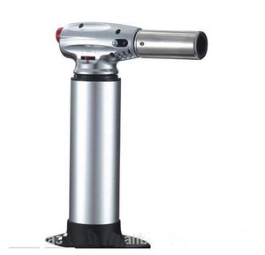 Mutfak Torch 1300C 2500F Bütan Scorch Torch Jet Alev Torch Çakmak Dev Ağır Bütan Doldurulabilir Mikro Culinary Torch Kendinden tutuşan