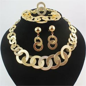 Wholesale costume jewellery earrings for sale - Group buy Jewelry Sets Fashion For Women Alloy Necklace Bracelet Ring Earring Costume Bridal Wedding Jewellery Set Gift