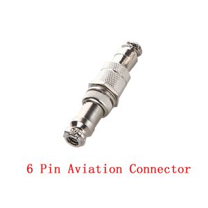 5 conjuntos/kit 6 pinos GX16-6 Soquete de plugue de aviação GX16 Série Air Docking Connector 16m Conectores masculinos e fêmeas de alta qualidade