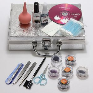 Commercio all'ingrosso-1 set ciglio fronte ciglia individuale finta occhio ciglia di estensione strumenti di trucco per la colla di ribalta pennelli set kit cassa spedizione gratuita