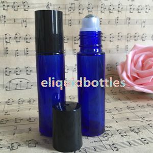 Leere 10 ml blaue Rollglasflaschen, 1000 Stück, 1/3 Unze, nachfüllbare Roll-on-Flaschen für ätherische Duftöle, beliebter Verkauf in Australien
