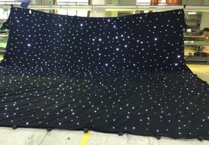 Kurtyna LED Star Curtain 3MX8M Wedding Tackdrop Tackdrop Tkaniny z Multi Controller DMX Funkcja LLFA