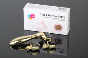 3in1 kit skinroller micro agulha derma roller sistema venda quente em todo o mundo
