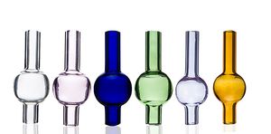 Smoking Accessories Colored glass bubble carb cap round ball dome for XL thick Quartz thermal banger Nails Bong Dab Rig Setsmoking SKGA558