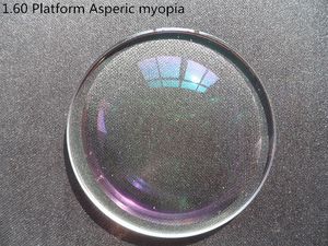 Plataforma Patent Hot 1,56 Prescription personalizado lente lentes SHMC FlatThin Miopia / presbiopia Asperic para armação completa halfrim Óculos