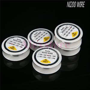 Ni 200 nickel wire Ni200 Wire heating resistance coil wick 30 Feet Spool AWG 22 24 26 28 30 32 Gauge For RDA