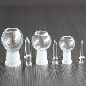 새로운 기화기 놀라운 상류 상수 파이프 유리 돔 스플라인과 일치하는 accesories 10mm 14mm 18mm 유리 봉 오일 장비 파이프