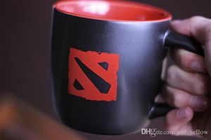 Frete grátis DOTA2 jogo TI6 ambiente Físico Vermelho e preto logo copo Caneca Dota sonho do poder da figura copo