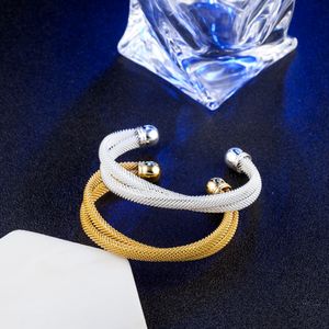 10 pz/lotto regalo caldo prezzo di fabbrica 925 braccialetto di fascino d'argento moda fai da te tessitura selvaggia gioielli in oro 18 carati braccialetto di moda 1833