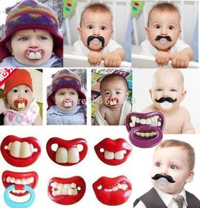 Infant silicone Pacifier Hot Funny Dummy Dummies Pacifiers baby pacifiers baby teeth teeth and funny personality devil JIA183