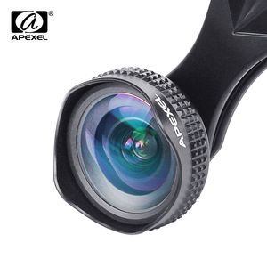 Apexel Optic Pro Lens 18MM HD Wide Angle Cell Phone Camera Lens Kit 2X More Landscape for Android IOS Smartphones 18M lens