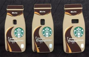 3D Starbuck Frappuccino copertura della cassa della tazza di caffè del silicone Mocha per iPhone S S Inoltre bordo Galaxy S4 S5 S6 A5 A7 J1 J5 mix di modello