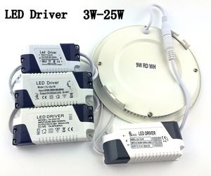 BSOD LED سائق 3W / 4W / 6W / 9W / 12W / 15W / 18W / 24W محول ثابت الحالي DC موصل الإضاءة لمحولات الإضاءة LED