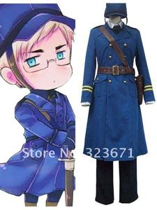 Hetalia Sverige Berwald Oxenstierna Cosplay Kostym 11