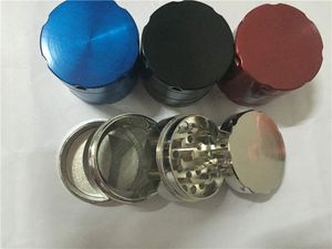 Renkli 40mm 4 katmanlı ucuz metal ot değirmeni sigara metal değirmeni tütün kuru ot için CNC değirmeni