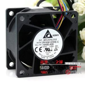 Delta 12V 2.00a PFR0612DHE-C 6038 60 * 60 * 38MM yüksek hızlı araba yükseltici fanı şiddet