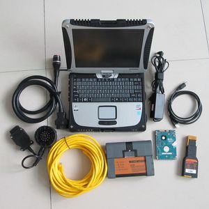 BMW ICOM A2 B C Dizüstü Bilgisayar Teşhis Aracı için CF19 Dokunmatik Ekran Toughbook 4G HDD 1 TB Tam Set Kullanıma Hazır