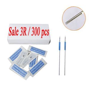 Permanenta steriliserade smink nålar 3r för 300pcs ögonbryn penna pMN-901-2