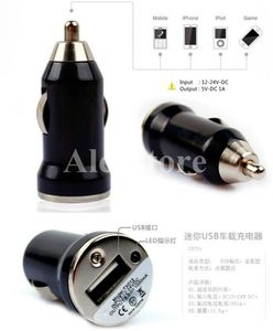 Colorful Bullet Mini USB Car Charger Universal Micro Adapter for Cell Phone PDA MP3 player mobile ego battery