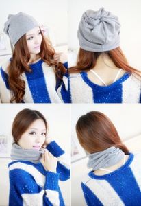 Multipurpose Cotton Beanies Neck Warmer 3 in 1 Wear Scarf Face Mask Hat Turban Free Shipping