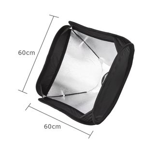 Freeshipping Studio Flash Flash Softbox Zestaw Light 60 x 60 cm / 24 