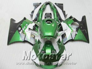 Nowy! Pełny zestaw dochodów do Honda CBR 600 F2 1991 1992 1993 1994 Czarne białe zielone wróżki Zestaw CBR600 91 - 94 Aftermarket RF81