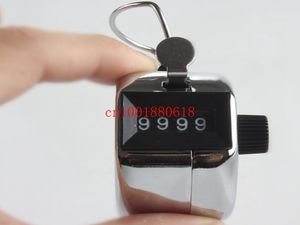 240pcs lot FAST Shipping Metal Tally Counter Hand Held Golf stroke Lap Inventory count 4 digits R01