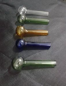 Free shipping wholesale Hookah Accessories - Multicolor glass straight cooking pot, hookah fittings