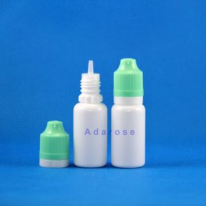 Wholesale color nipples resale online - 15 ML Dropper Bottle Plastic WHITE COLOR Opacity Bottle Double Proof Tamper Proof Child Safe caps with thin nipple