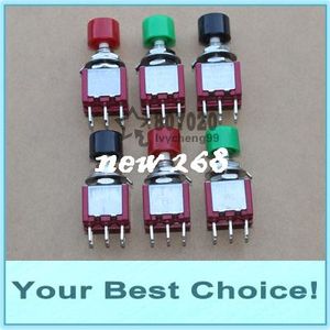 100pcs/Lot 6mm DPDT Momentary Push Button Switch,6Pins (DHL Free Shipping)