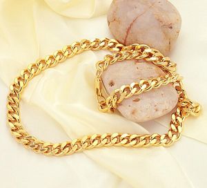 Partihandelskedjor halsband 18K guldpläterad manlig twist halsband 19.5 tum 8.3mm Billiga Mens halsband