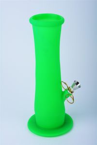 Gefaltete tragbare Silikon-Bong-Reise-Wasser-Bong, bunter Bong-Filter, Silikon-Öl-Rig zum Rauchen, Silikon-Wasserpfeife, kostenloser Versand