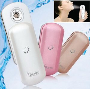 Free DHL iBeauty Handy Nano Mist Atomization Facial Humectant Facial Steamer Health Beauty Skin Care Tools Cold Spray Machine