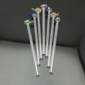 Color Fish Glass Straws, Wholesale Glass Hookah, Glass Water Pipe Fittings, Free Shipping