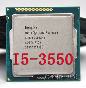 Intel Core I5 3550 3.3GHz 6MB 5GTS SR0P0ソケットH2 LGA1155 I3-3550デスクトップCPUプロセッサ