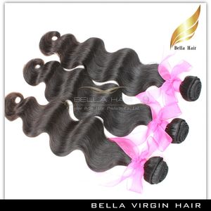 Remy Mänskliga hårförlängningar Obehandlade Mongoliska Humanhair Wefts 4PCs Body Wave Hair Buntles