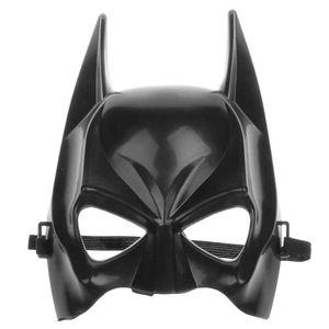Yarım Yüz Batman Maskesi Siyah Klasik Film Karikatür Figürü Cadılar Bayramı Venedik Mardi Gras Maskeleri Parti Malzemeleri Masquerade Topları Boys Için