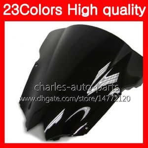 100 % neue Motorrad-Windschutzscheibe für Yamaha R6 YZFR6 12 13 14 15 YZF-R6 YZF600 YZF R6 2012 2013 2014 2015, verchromt, schwarz, klar getönt