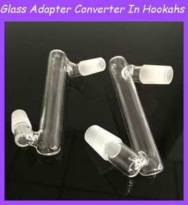 Hookahs Glass Dowdown Adapter w przetworniku Bongs Water Bongs z mm mm samiec do kobiety na kwarcowy banger