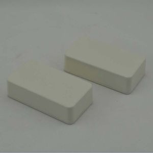 2X 1590B Style Hammond Aluminum Stomp Box Effects Pedal Enclosure White