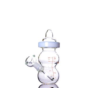 Tragbare süße Babyflasche, kleine Dab-Wasserpfeifen, Bong-Wasserpfeifen zum Verkauf, 6 Zoll und 14-mm-Verbindung