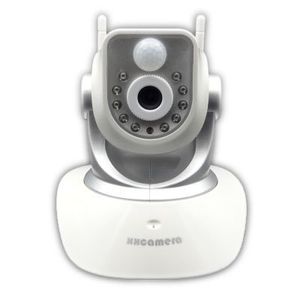 Vente en gros XXCamera® XXC63130-102 La dernière caméra IP de surveillance sans fil 720P avec détection de mouvement PIR en couleur blanche