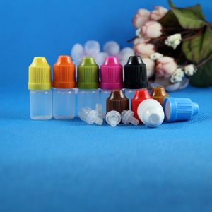 100 Sets ml OZ Plastic DROPPER Flessen Kindbewijs Safe Caps Tips LDPE Weerstand E VAPOR CIG LIQUE ml