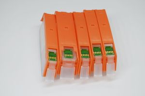 6 PCS PGI-650XL BK、CLI-651XL C、M、Y、BK、GY空の補充インクカートリッジ、MG7160プリンター