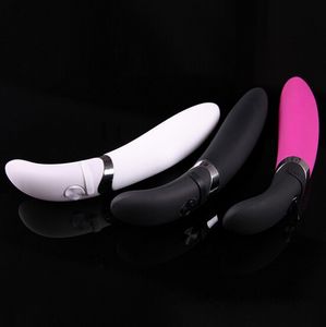 Vibradores recarregáveis ​​de sílica gel vara de massagem dispositivo de masturbação feminina com 5 modelos de vibração produtos para o sexo adulto jjd0008