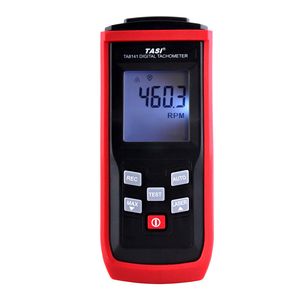 Ingrosso TASI TA8141 Tachimetro digitale a contatto laser a contatto senza contatto giri al minuto 2,5 ~ 59,999 giri / min tacometro